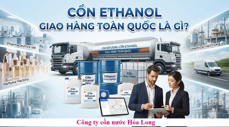 Cồn Ethanol Giao Hàng Toàn Quốc – Nguồn Cung Ổn Định Cho Doanh Nghiệp